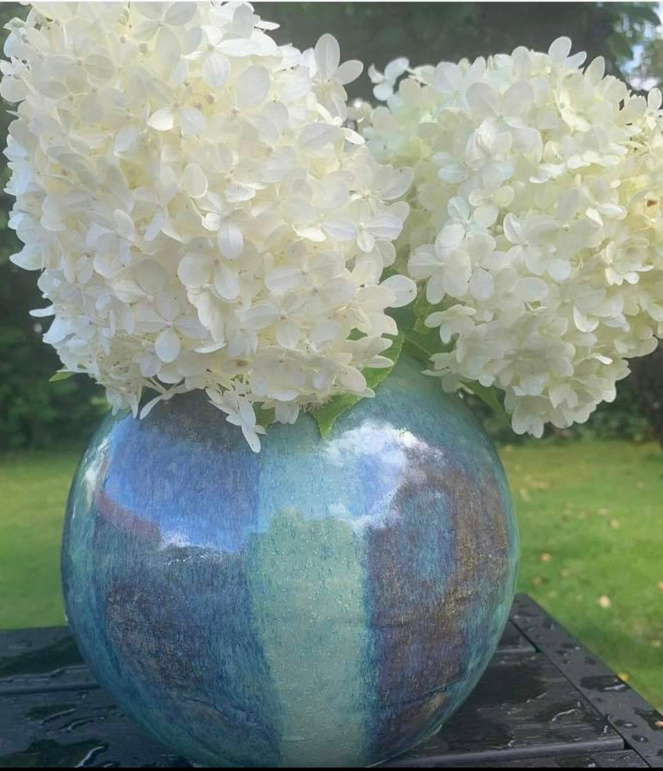 Autentisk vase i smuk glasur