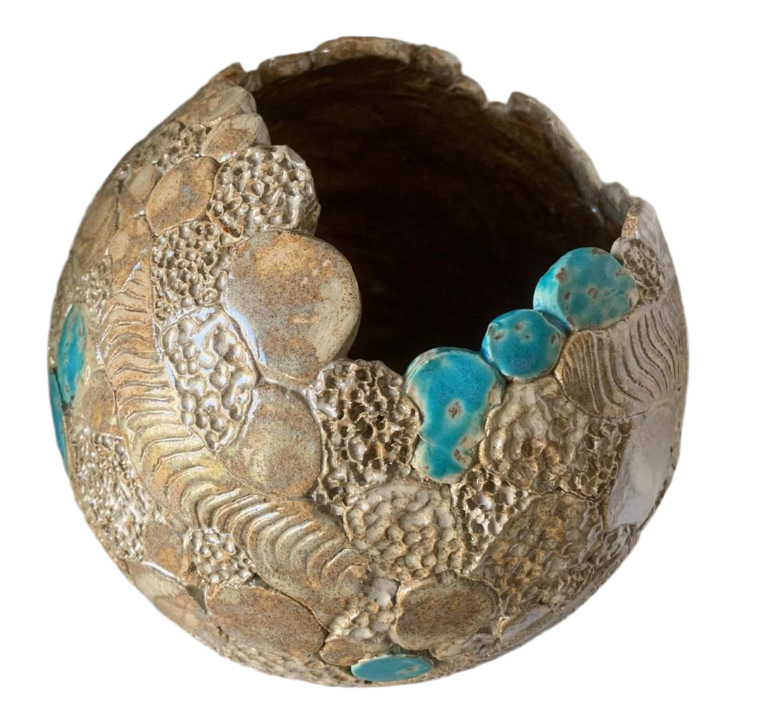 Krukke med strandtema 2